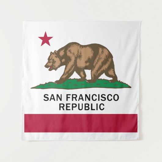 San Francisco Republic Tapestry Wandteppich (Vorderseite)