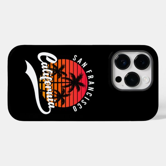 San Francisco Retro Case-Mate iPhone 14 Pro Fall Hülle (Rückseite (Horizontal))