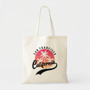 San Francisco Retro Sunset Tote Bag Tragetasche
