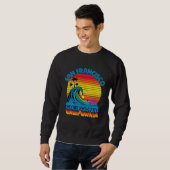 San Francisco Retro Throwback Surf & Beach Souveni Sweatshirt (Vorne ganz)