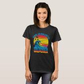 San Francisco Retro Throwback Surf & Beach Souveni T-Shirt (Vorne ganz)