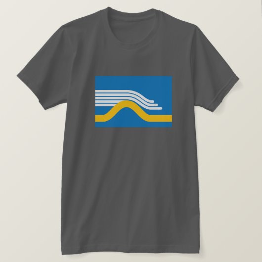 San Francisco Rollen-Nebel-Flagge T-Shirt (Design vorne)