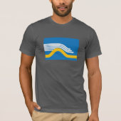 San Francisco Rollen-Nebel-Flagge T-Shirt (Vorderseite)