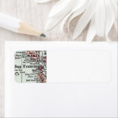 San Francisco Rücksendeadressen-Aufklebers Couples (Insitu)