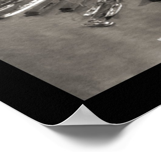 San Francisco Ruins Foto 1906 Poster (Ecke)