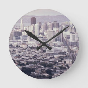 San Francisco Runde Wanduhr