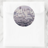 San Francisco Runder Aufkleber (Tasche)