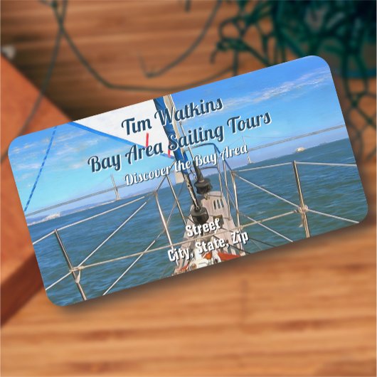 San Francisco Sailing 0869 Anschrift Adressaufkleber