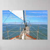 San Francisco Sailing 0869 Art Print Poster (Vorne)