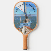San Francisco Sailing Captain 0869 Pickleball Schläger (Rückseite)