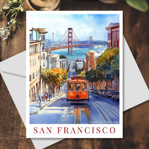 San Francisco San Francisco Feiertagspostkarte