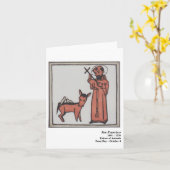 San Francisco Santo Karte (Gelbe Blume)