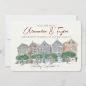 San Francisco Save the Date Einladung (Vorderseite)