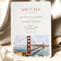 San Francisco Save the Date Einladung Zielort