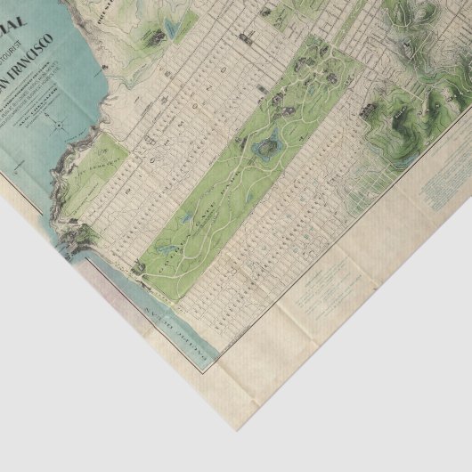 San Francisco Seidenpapier (Ausschnitt)