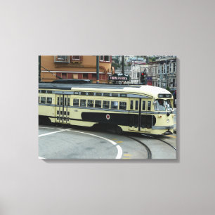 San Francisco-Seilbahn Leinwanddruck