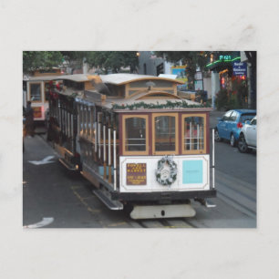 San Francisco-Seilbahn Postkarte