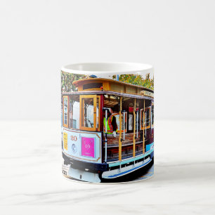 SAN FRANCISCO-SEILBAHN-SOUVENIR-TASSE KAFFEETASSE