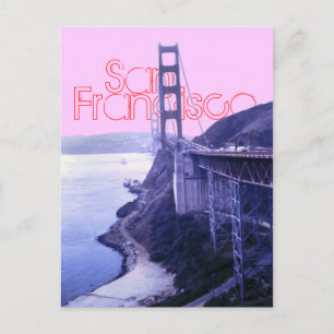 San Francisco (SF) Golden Gate Bridge Postkarte