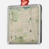 San Francisco Silbernes Ornament (Links)