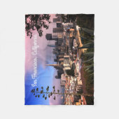 San Francisco Skyline #12 Fleece Blanket (Vorderseite)