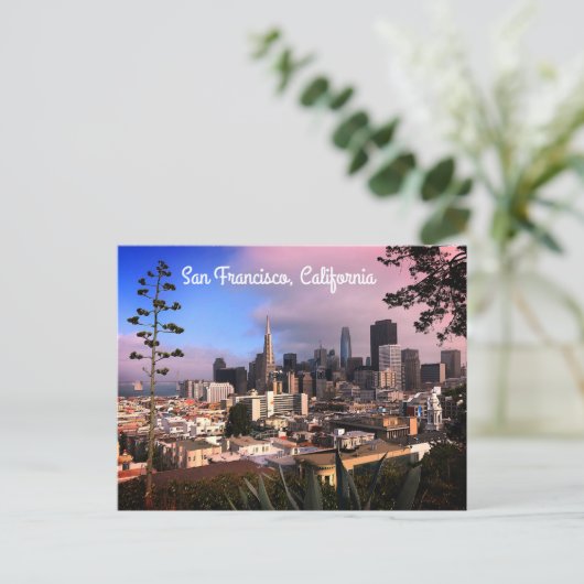San Francisco Skyline #12 Postcard Postkarte (Stehend Vorderseite)