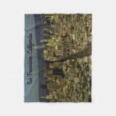 San Francisco Skyline #13 Fleece Blanket (Vorderseite)