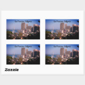 San Francisco Skyline #2 Stickers (Blatt)