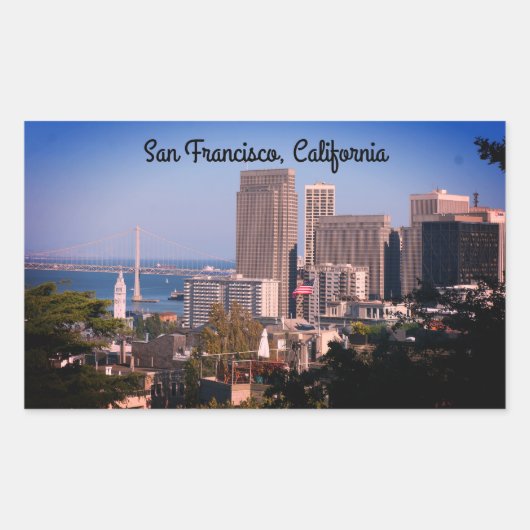 San Francisco Skyline #2 Stickers (Vorderseite)