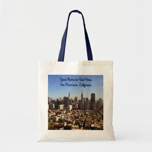 San Francisco Skyline #8-2 Tote Bag Tragetasche (Vorne)