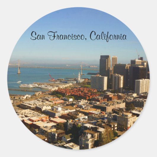 San Francisco Skyline #9-1 Stickers (Vorderseite)