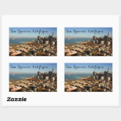 San Francisco Skyline #9-3 Stickers (Blatt)
