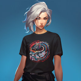 San Francisco Skyline Anime Dragon: Lunar Neues Ja T-Shirt