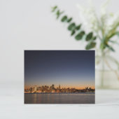 San Francisco Skyline bei Sunset Postkarte (Stehend Vorderseite)