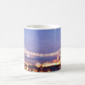 San Francisco Skyline Bokeh Lights Tasse (Mittel)