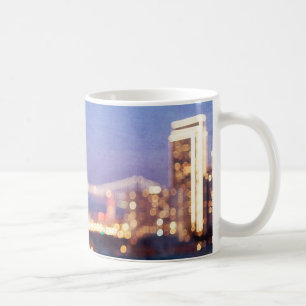 San Francisco Skyline Bokeh Lights Tasse