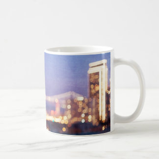 San Francisco Skyline Bokeh Lights Tasse