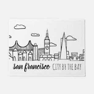 San Francisco Skyline Fußmatte