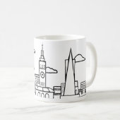 San Francisco Skyline Kaffeetasse (VorderseiteRechts)