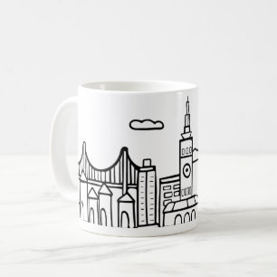 San Francisco Skyline Kaffeetasse