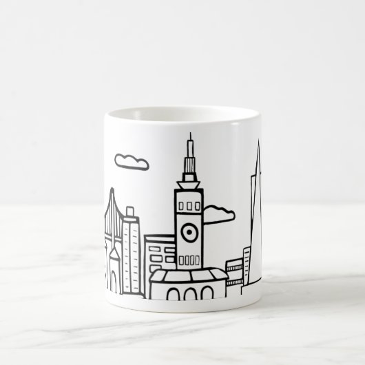 San Francisco Skyline Kaffeetasse (Mittel)