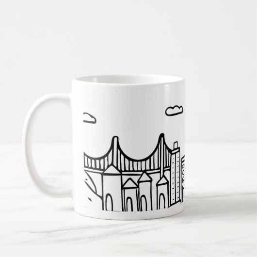 San Francisco Skyline Kaffeetasse (Links)