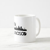 San Francisco Skyline Kaffeetasse (VorderseiteRechts)