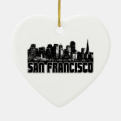 San Francisco Skyline Keramikornament (Hinten)