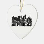 San Francisco Skyline Keramikornament (Links)