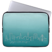 San Francisco Skyline-Laptop-Hülse 13 Zoll Laptopschutzhülle (Vorderseite)