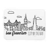 San Francisco Skyline Magnet (Horizontal)