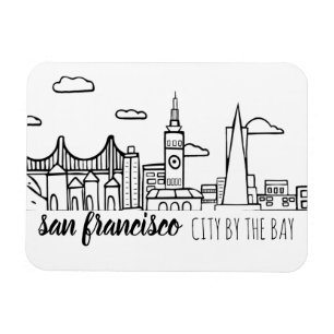 San Francisco Skyline Magnet