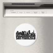 San Francisco Skyline Magnet (In Situ (Geschirrspüler))
