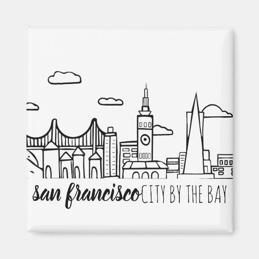 San Francisco Skyline Magnet (Vorne)
